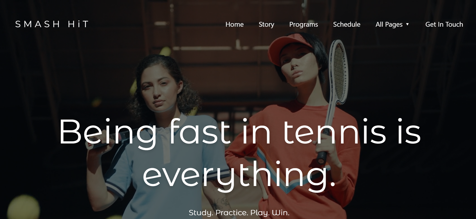 Tennis club screenshot